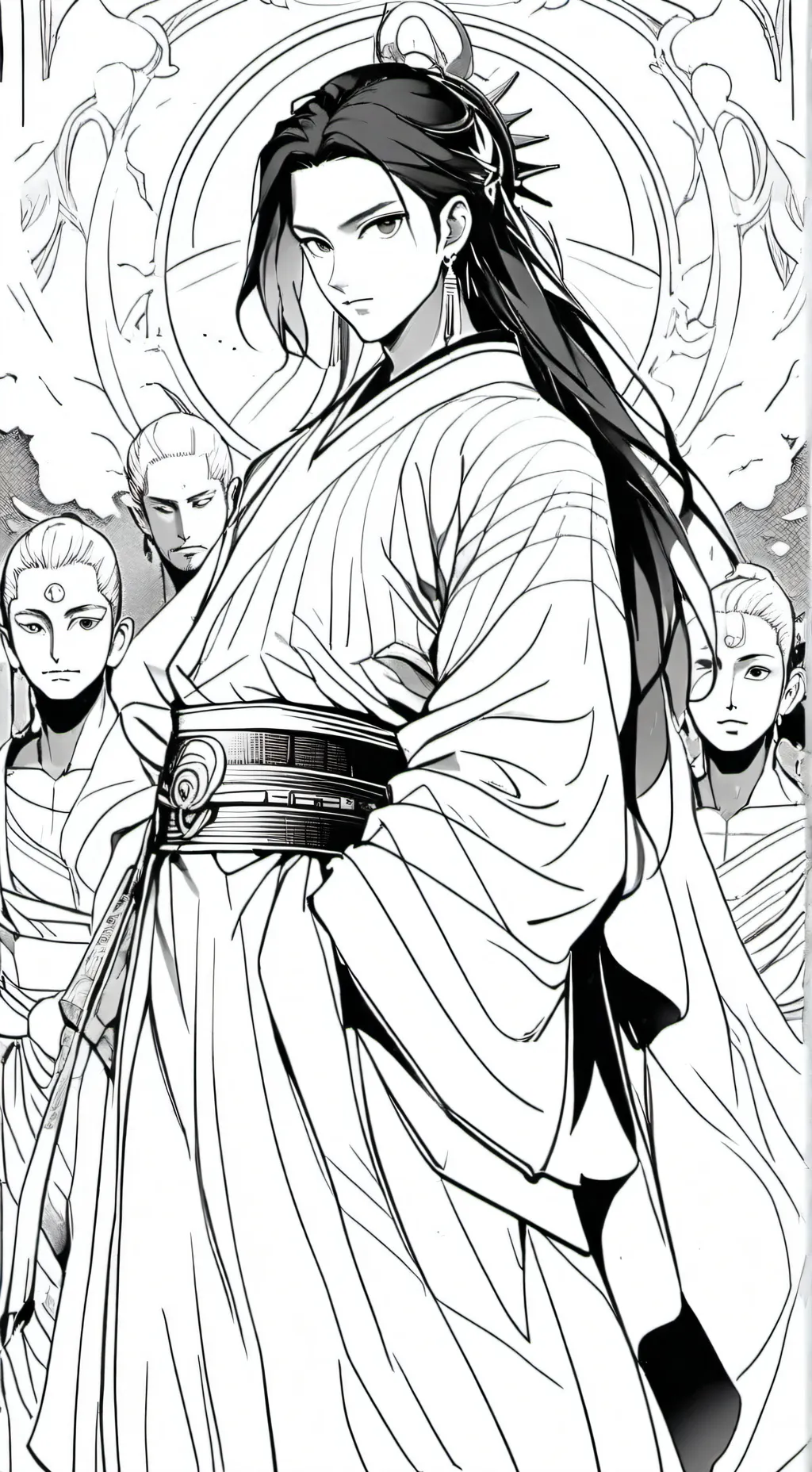 ai character: Sun bearer trials background