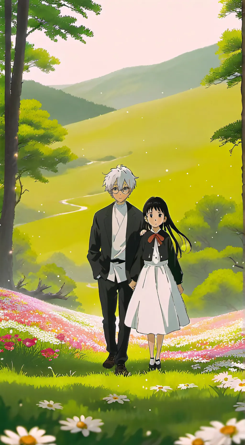 ai character: ying e yang background