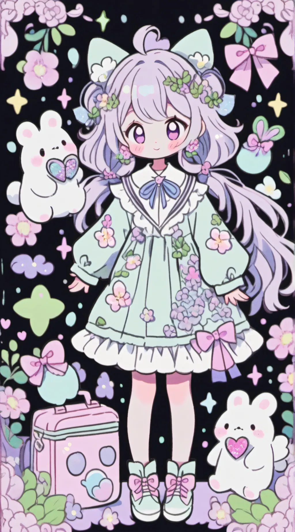 ai character: Marina  background