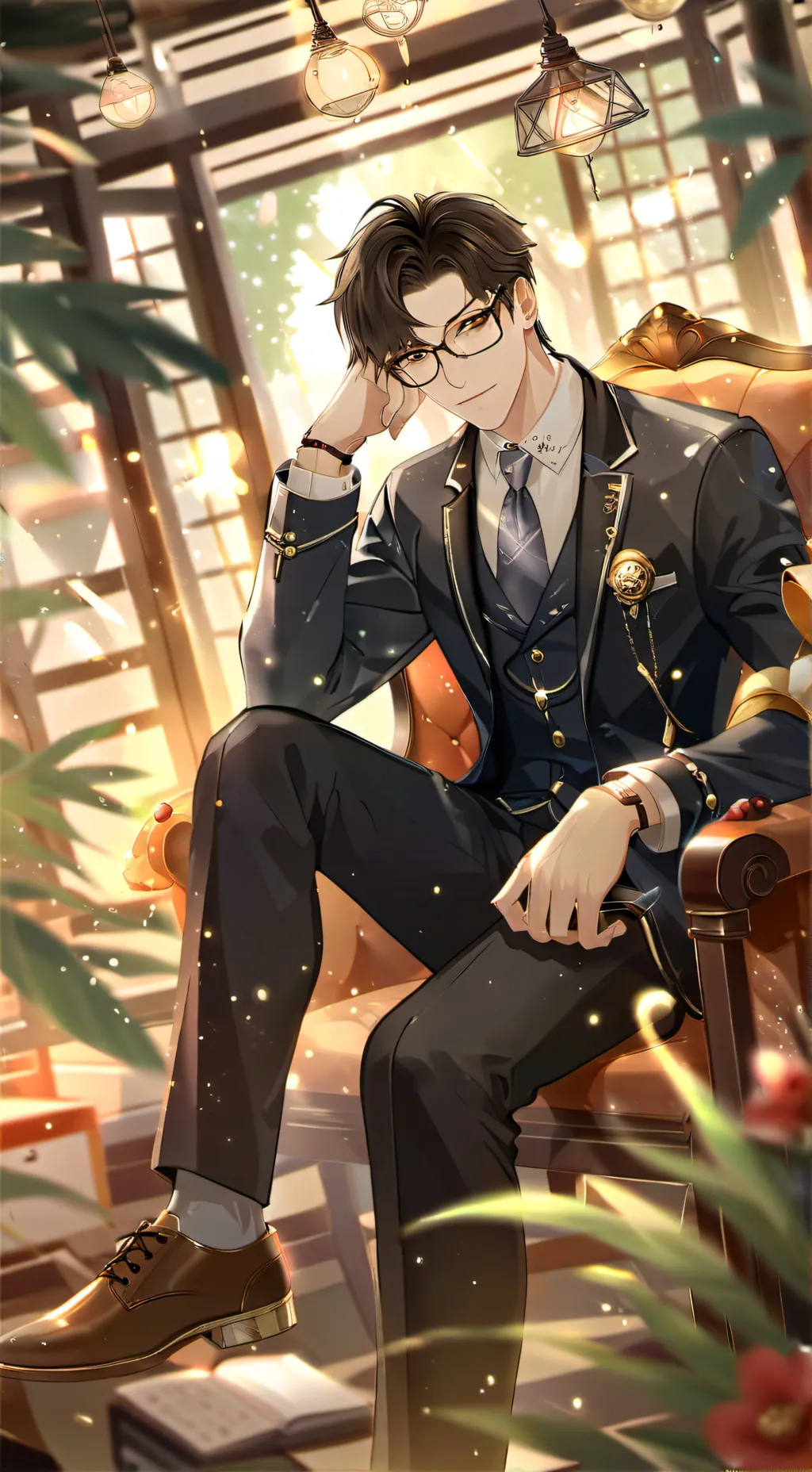 ai character: Oliver Simons  background