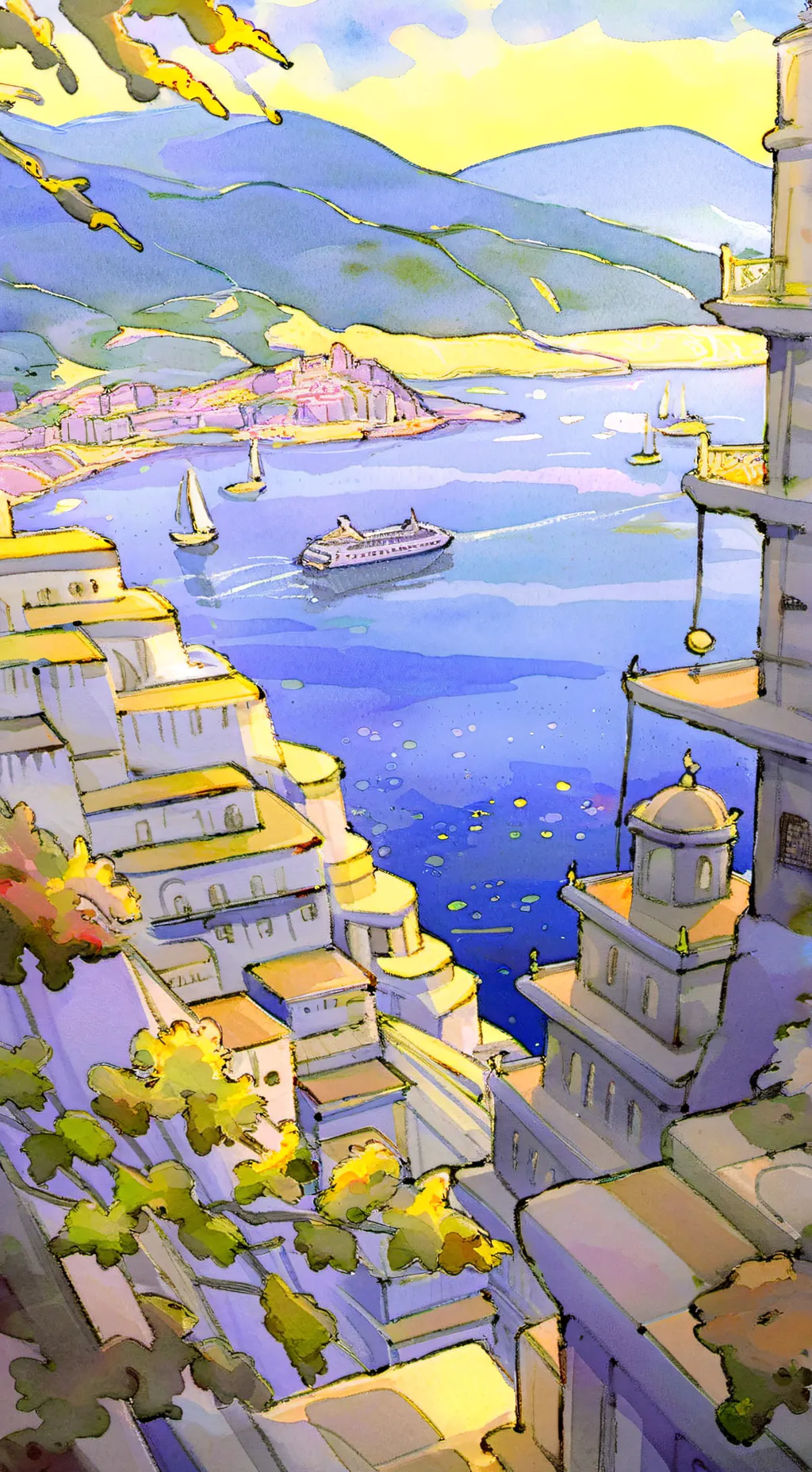 ai character: Life background