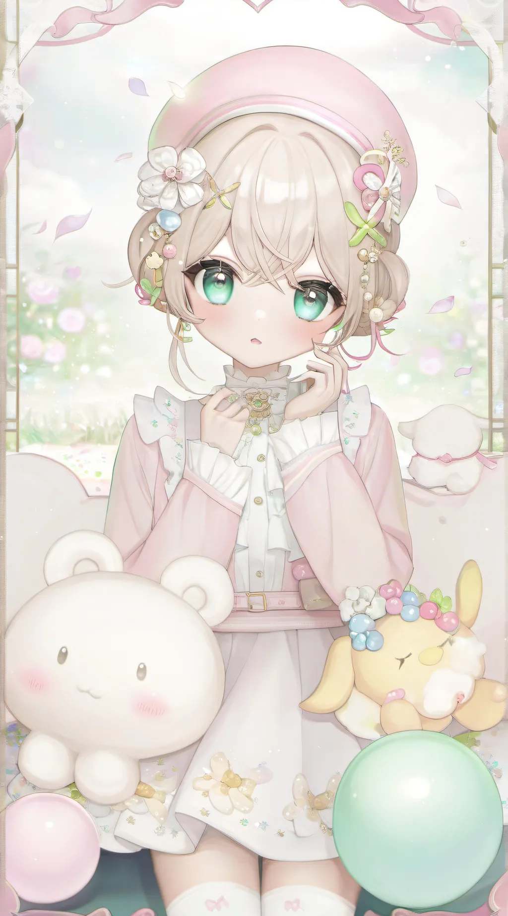 ai character: lily jay crystal  background