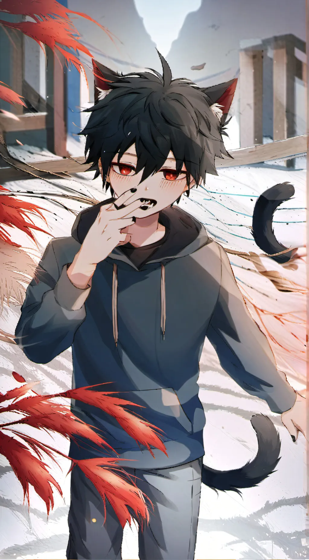 ai character: Luca  background