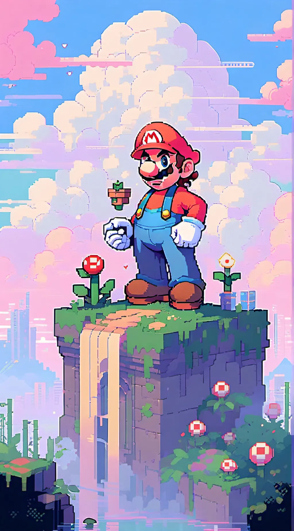 ai character: Mario & friends background