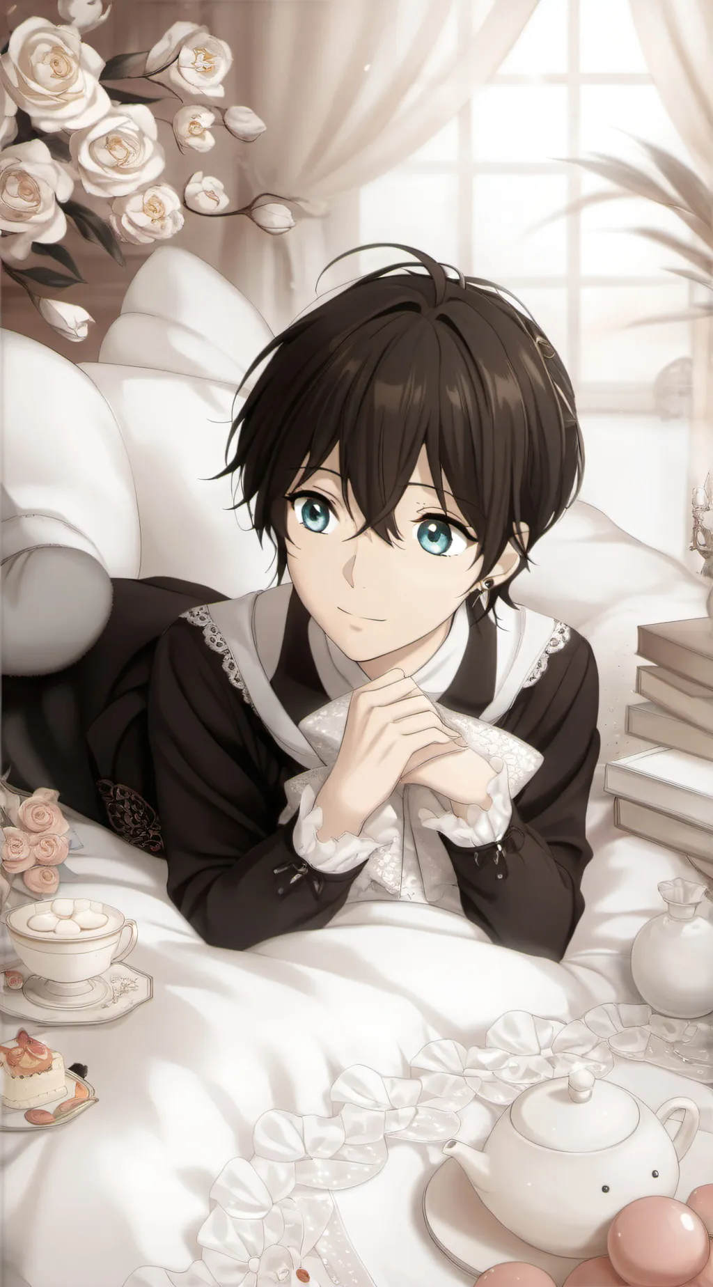 ai character: kim Tian  background