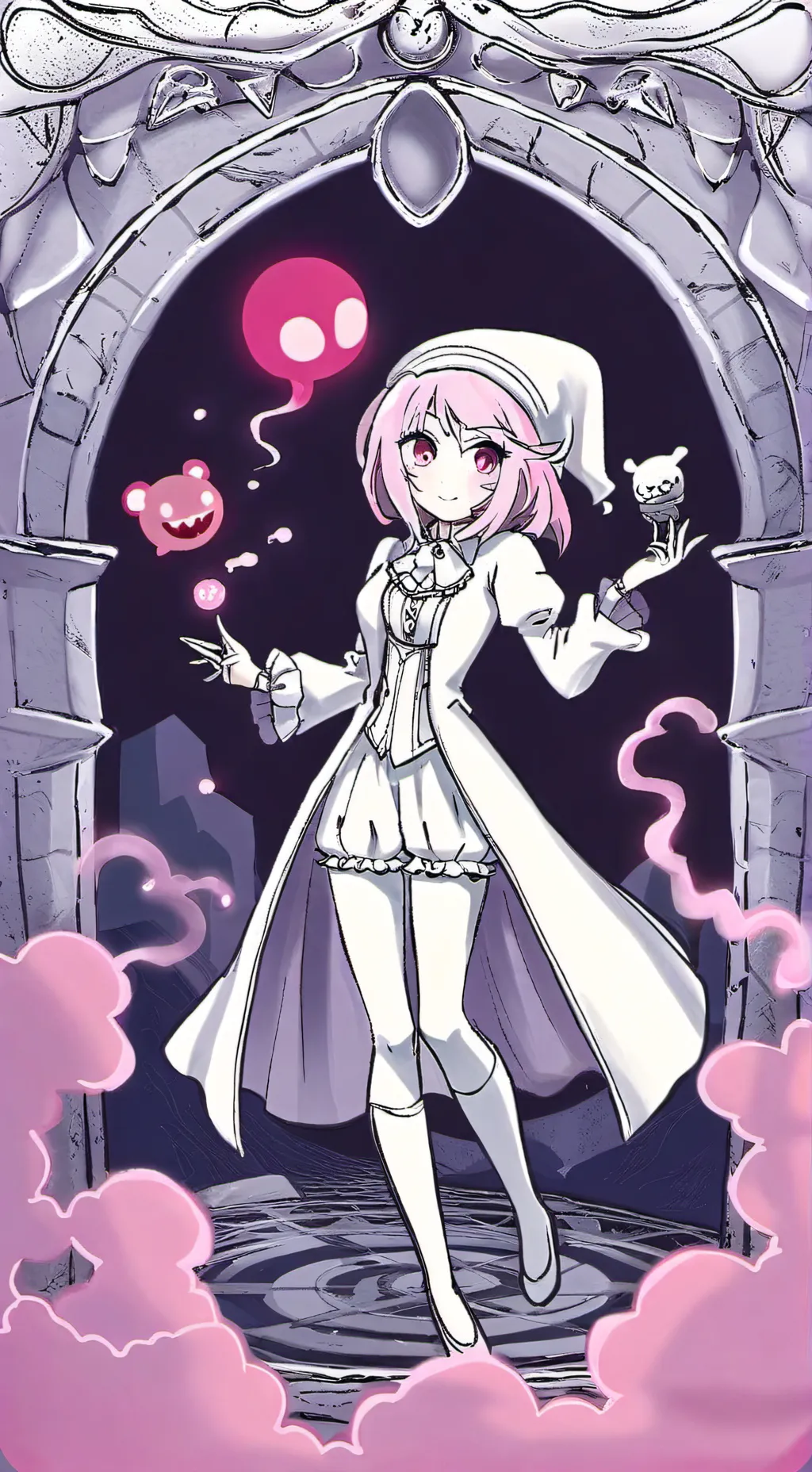 ai character: Sleepy sorceress background