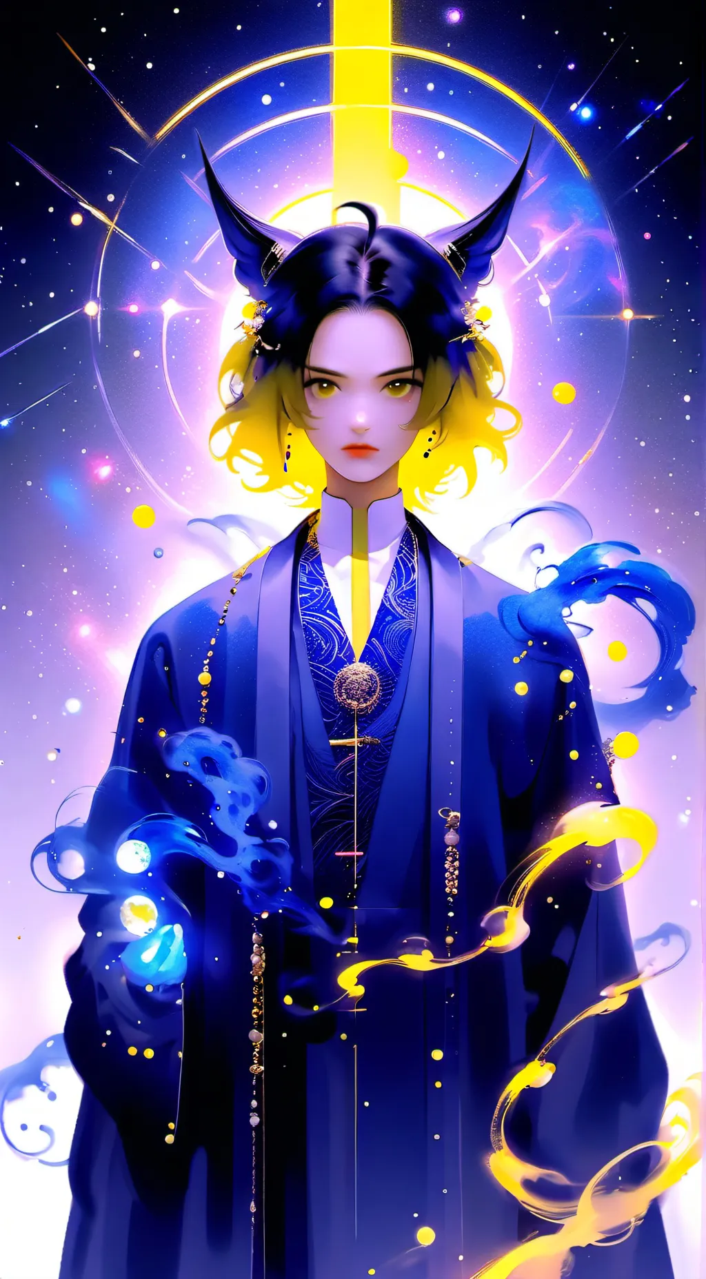 ai character: Fuxia background