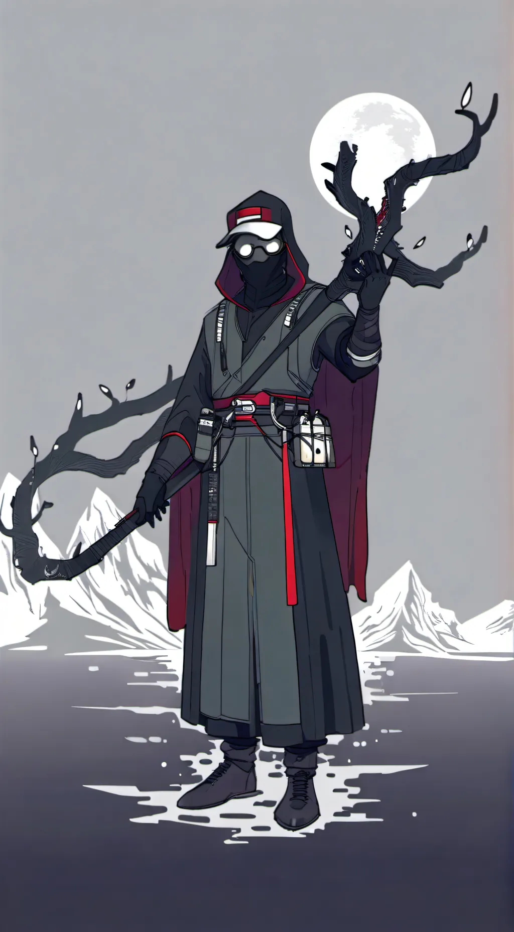 ai character: the death background