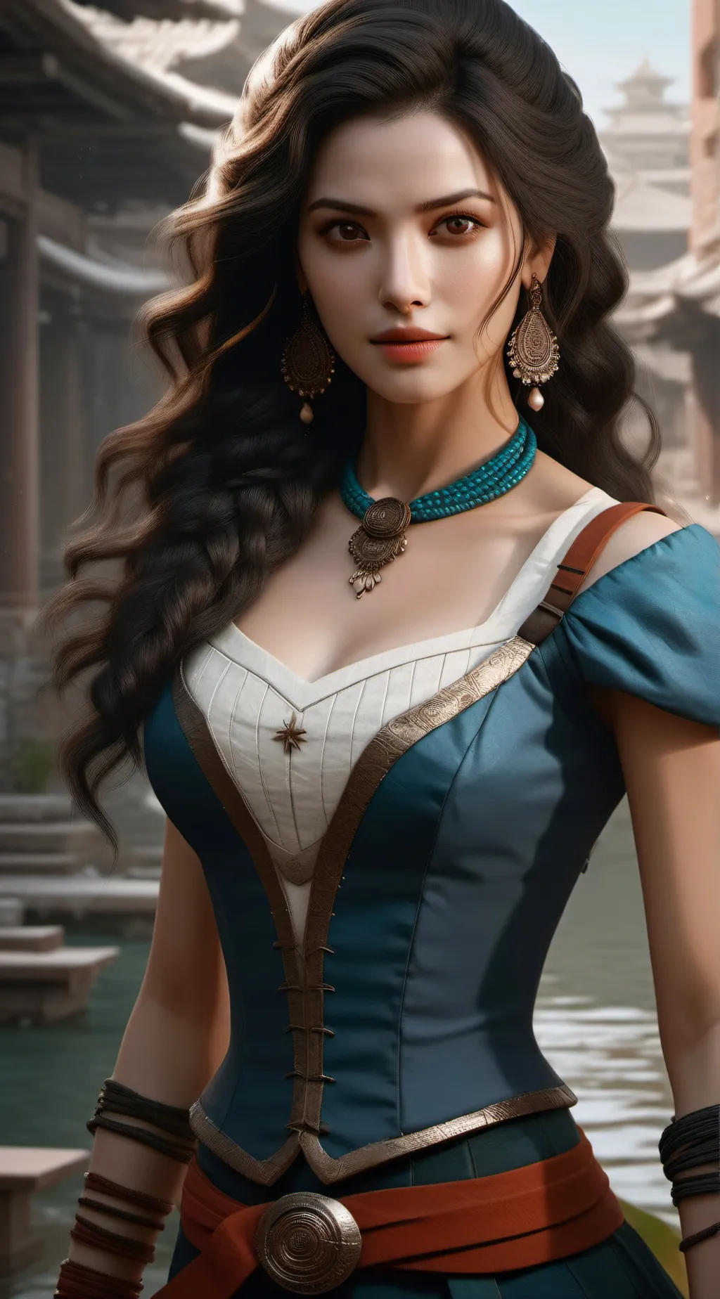 ai character: jazmín  background