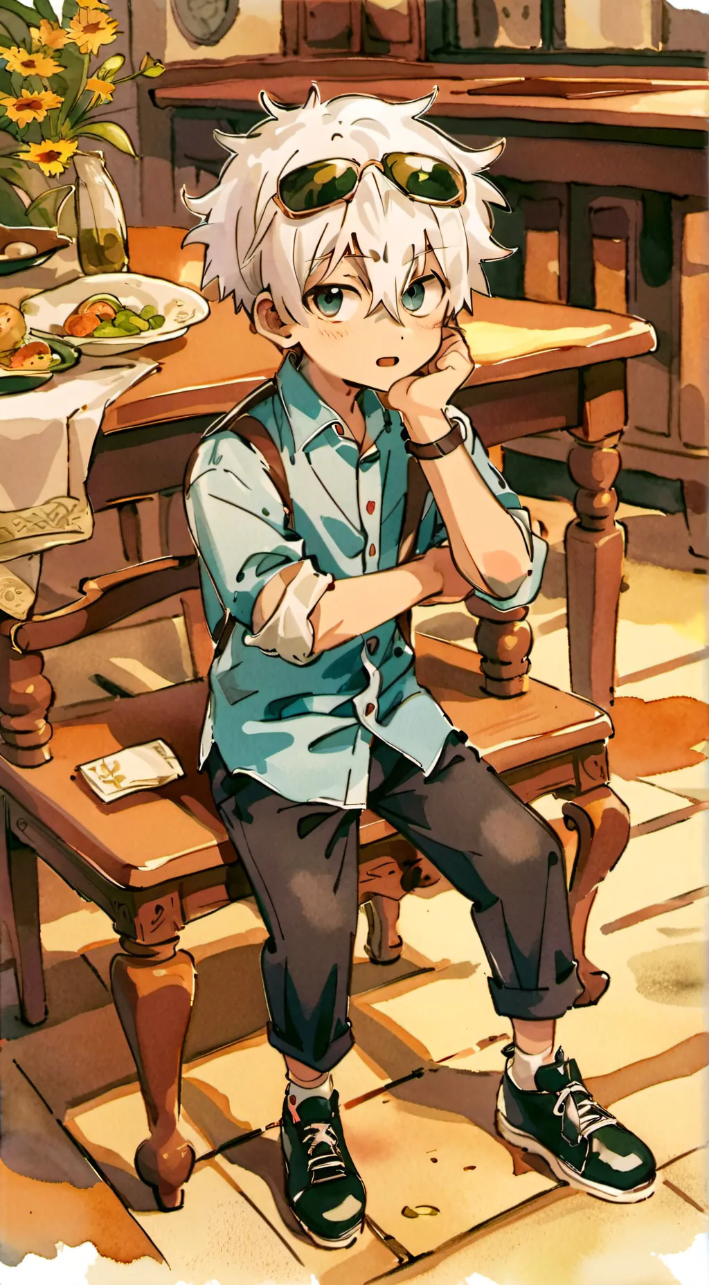 ai character: Alex background