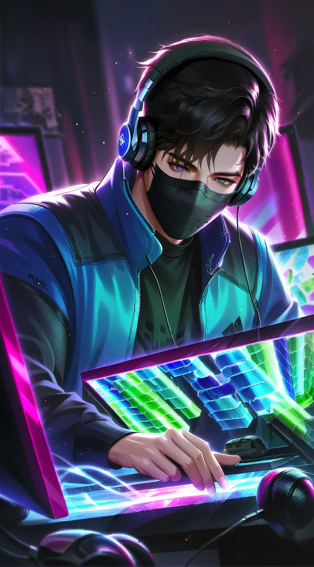 ai character: Devin background