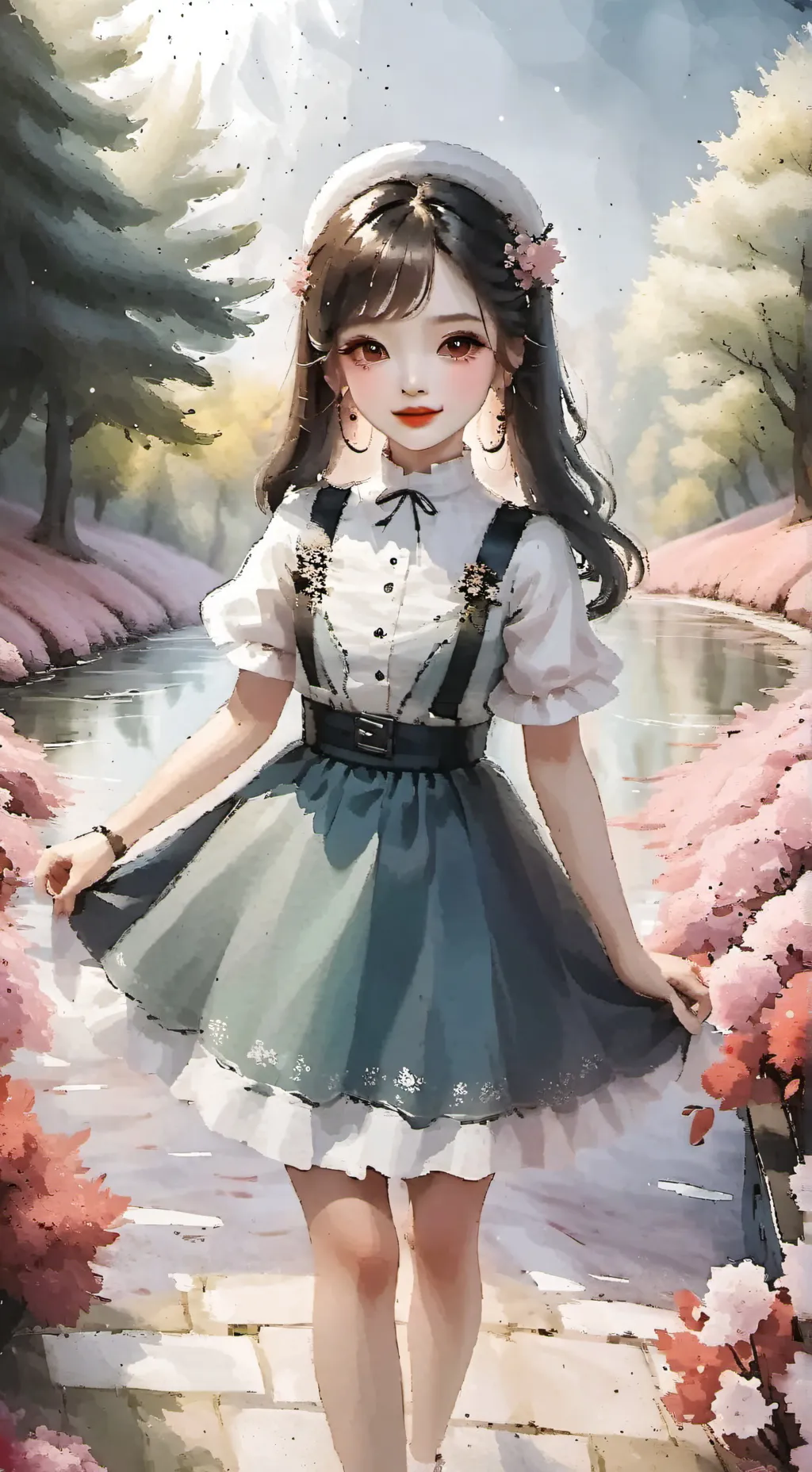 ai character: Melody  background