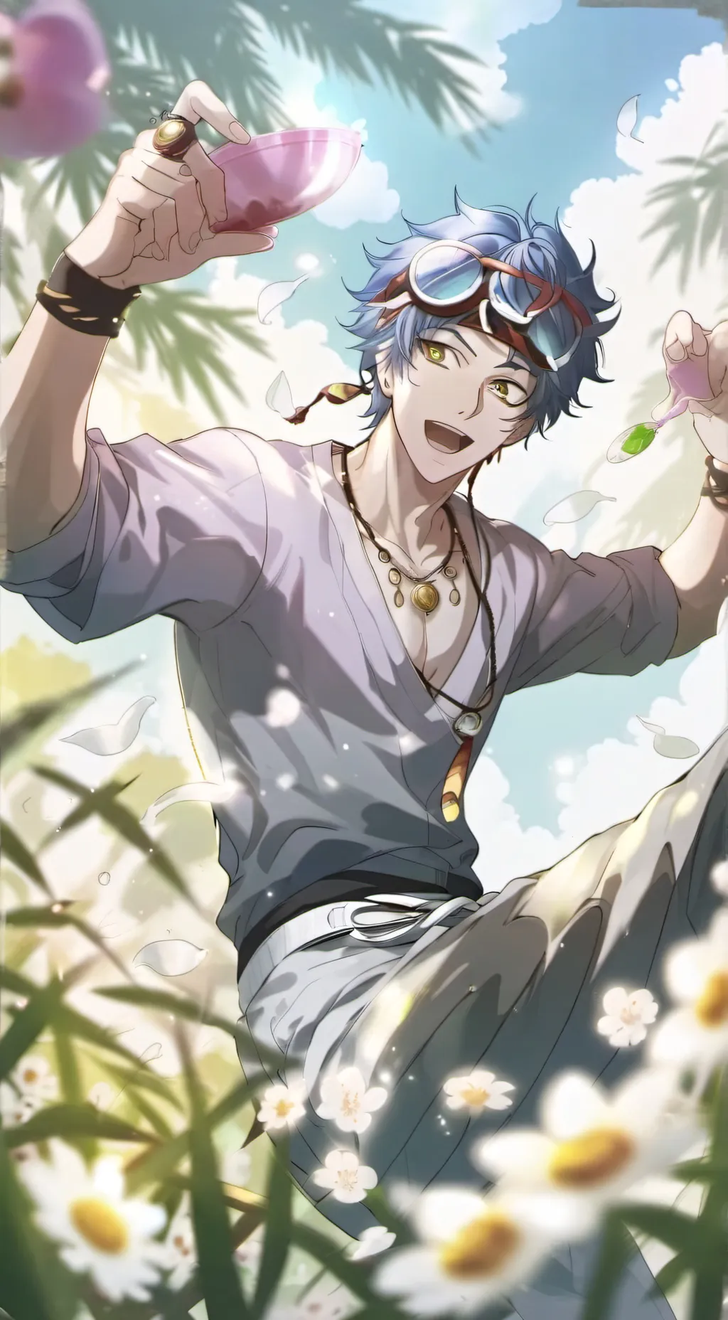 ai character: mark background