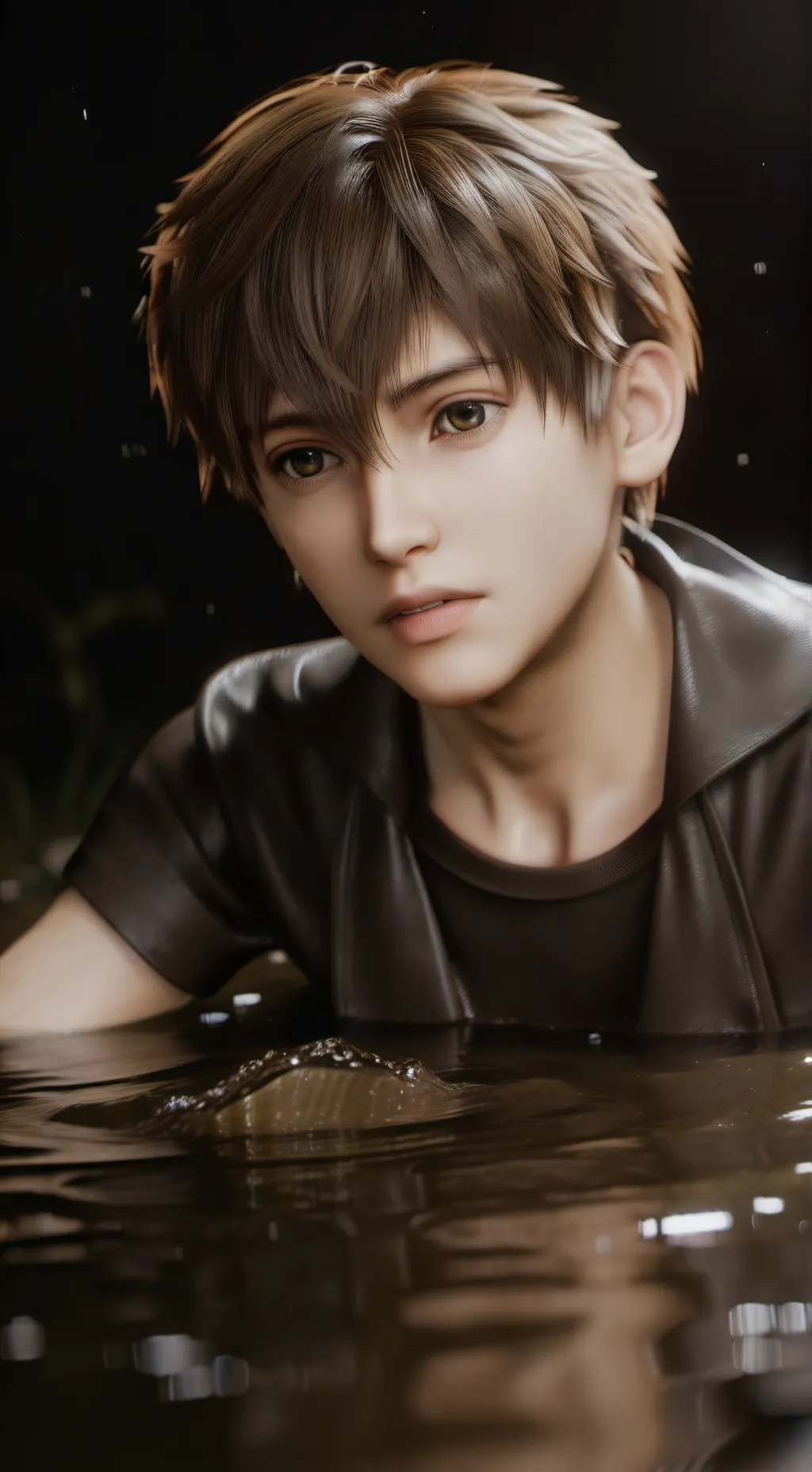 ai character: Oliver  background