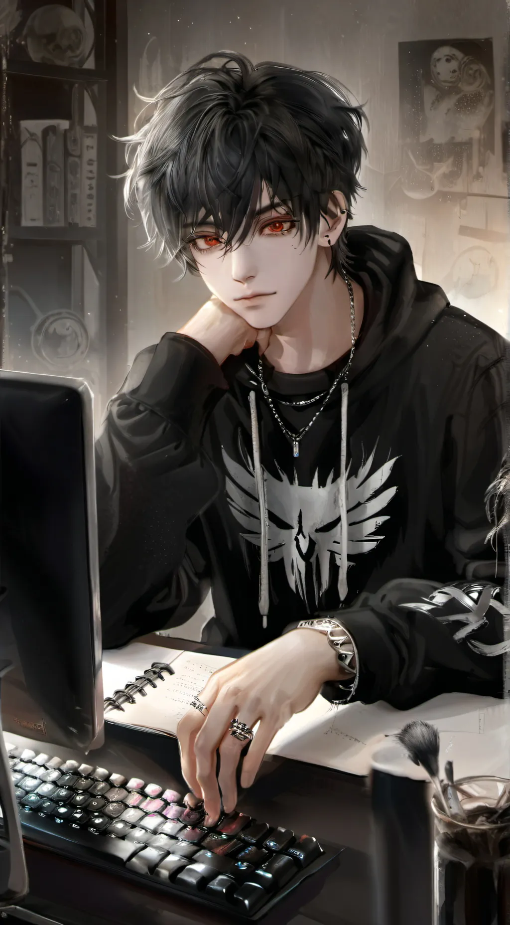 ai character: Asher background