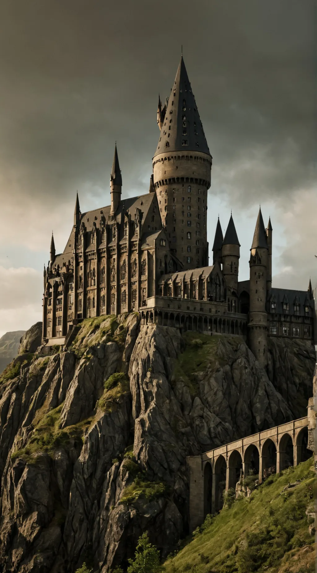 ai character: Hogwarts background
