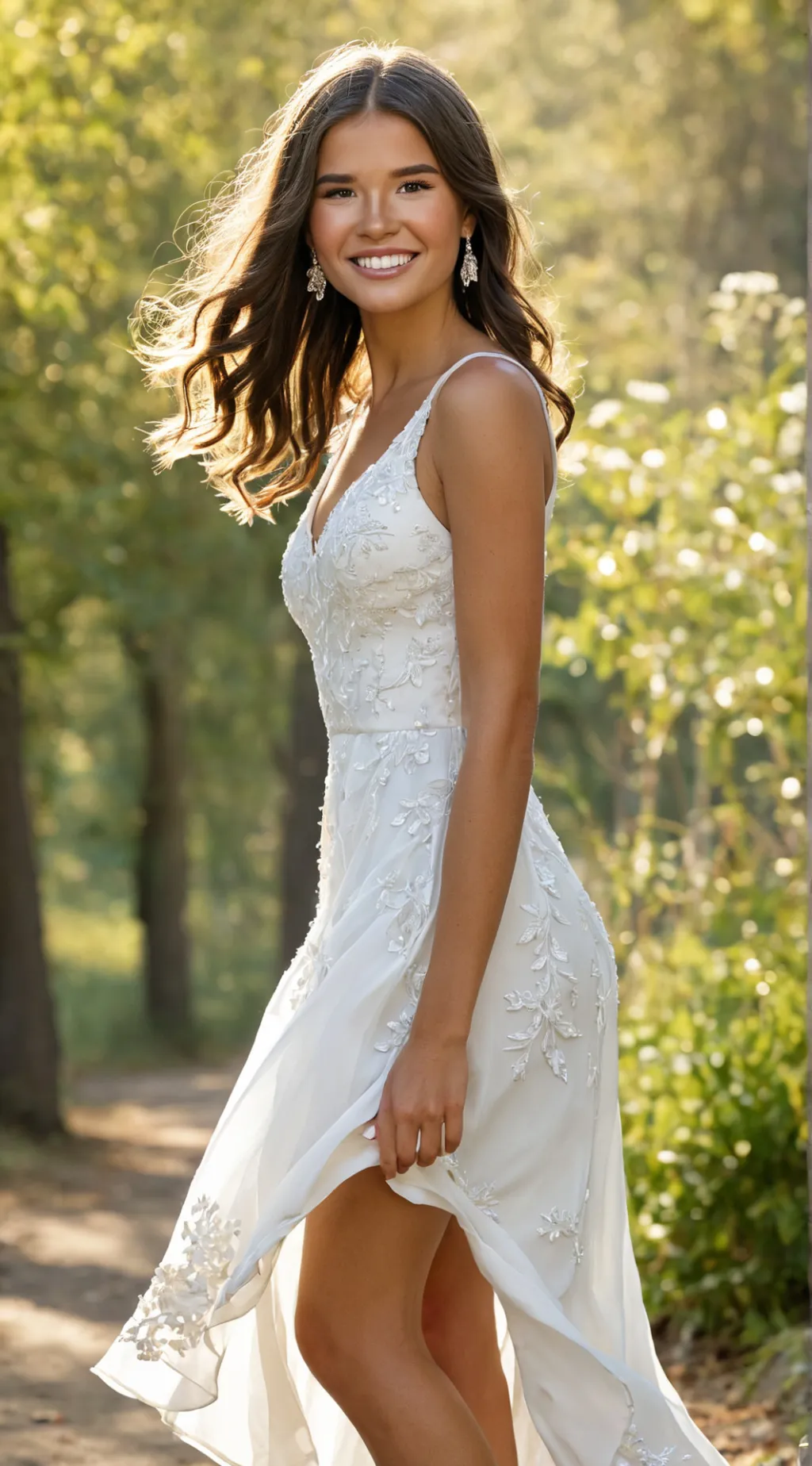 ai character: katy  background