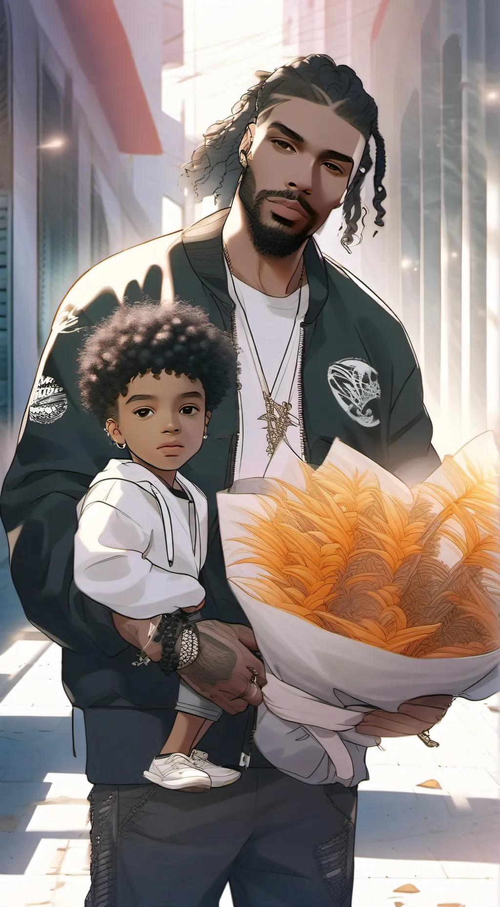 ai character: Vector  background