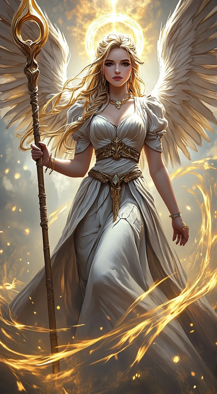 ai character: goddess alice background