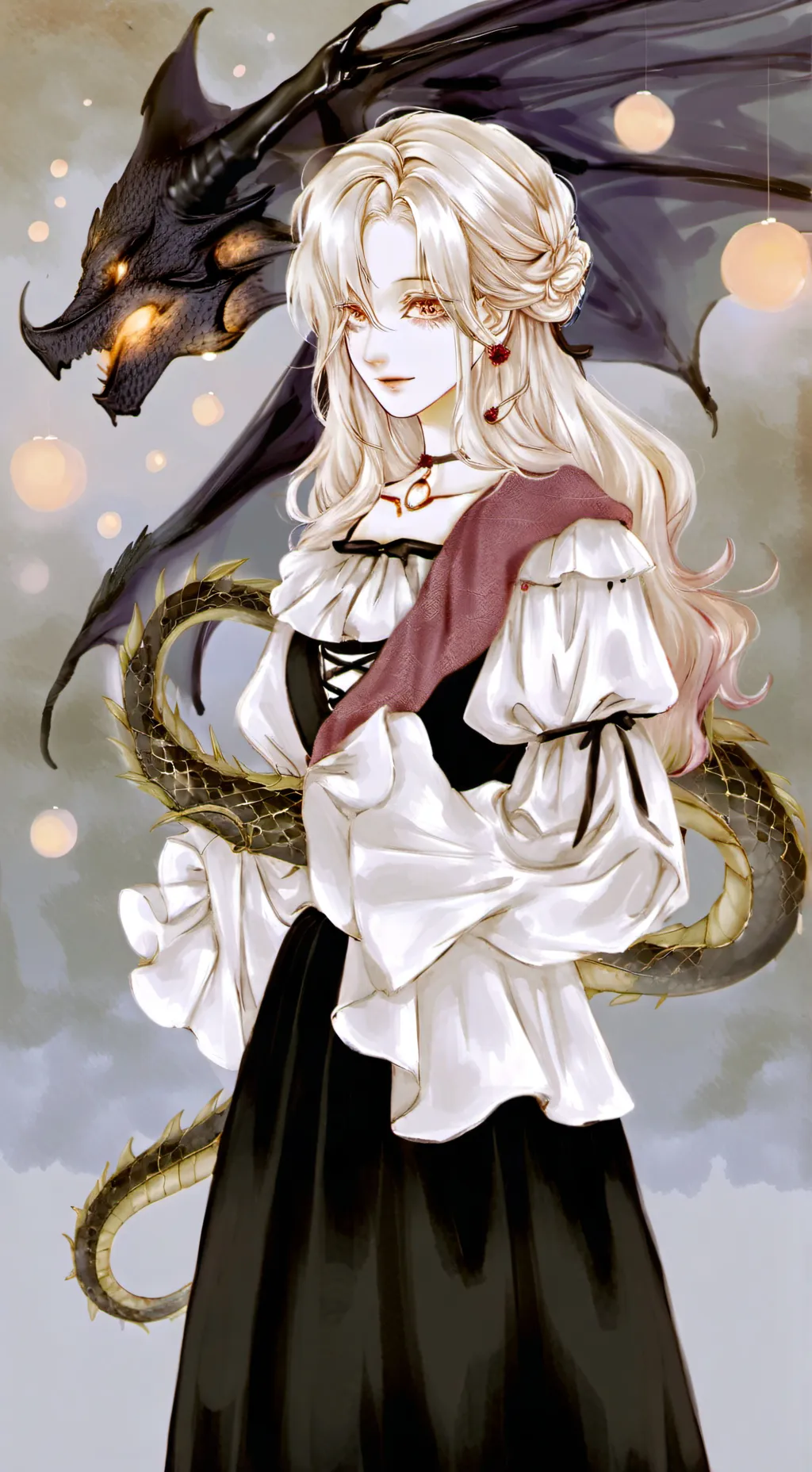 ai character:  queen vs mha background