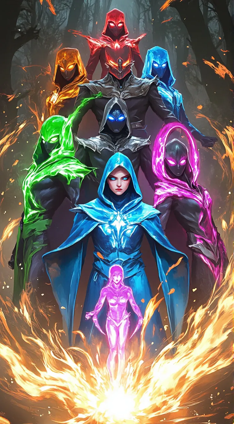 ai character: ninjago thingy background