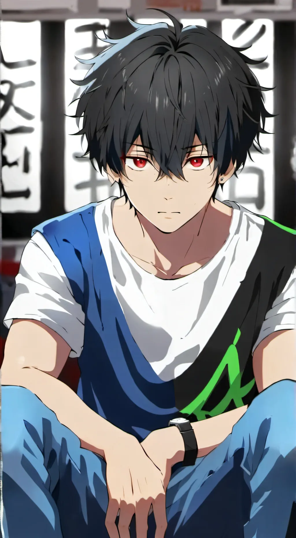 ai character: Theo  background