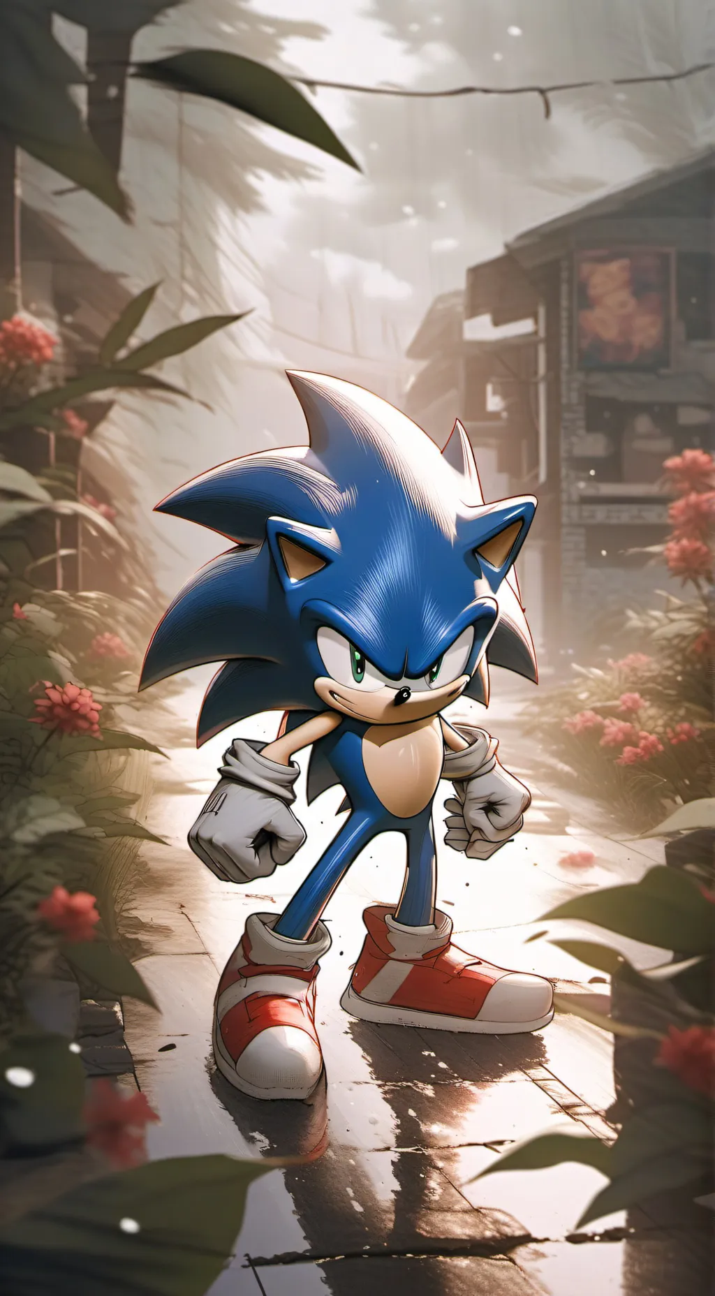 ai character: Sonic the Hedgehog background