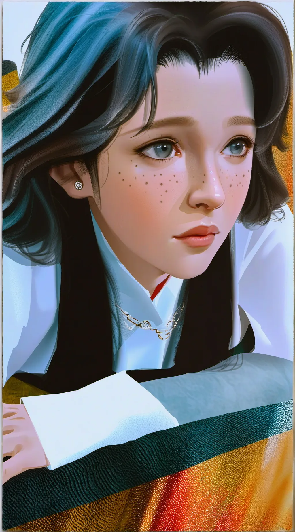 ai character: Gay girl🏳️‍🌈 background