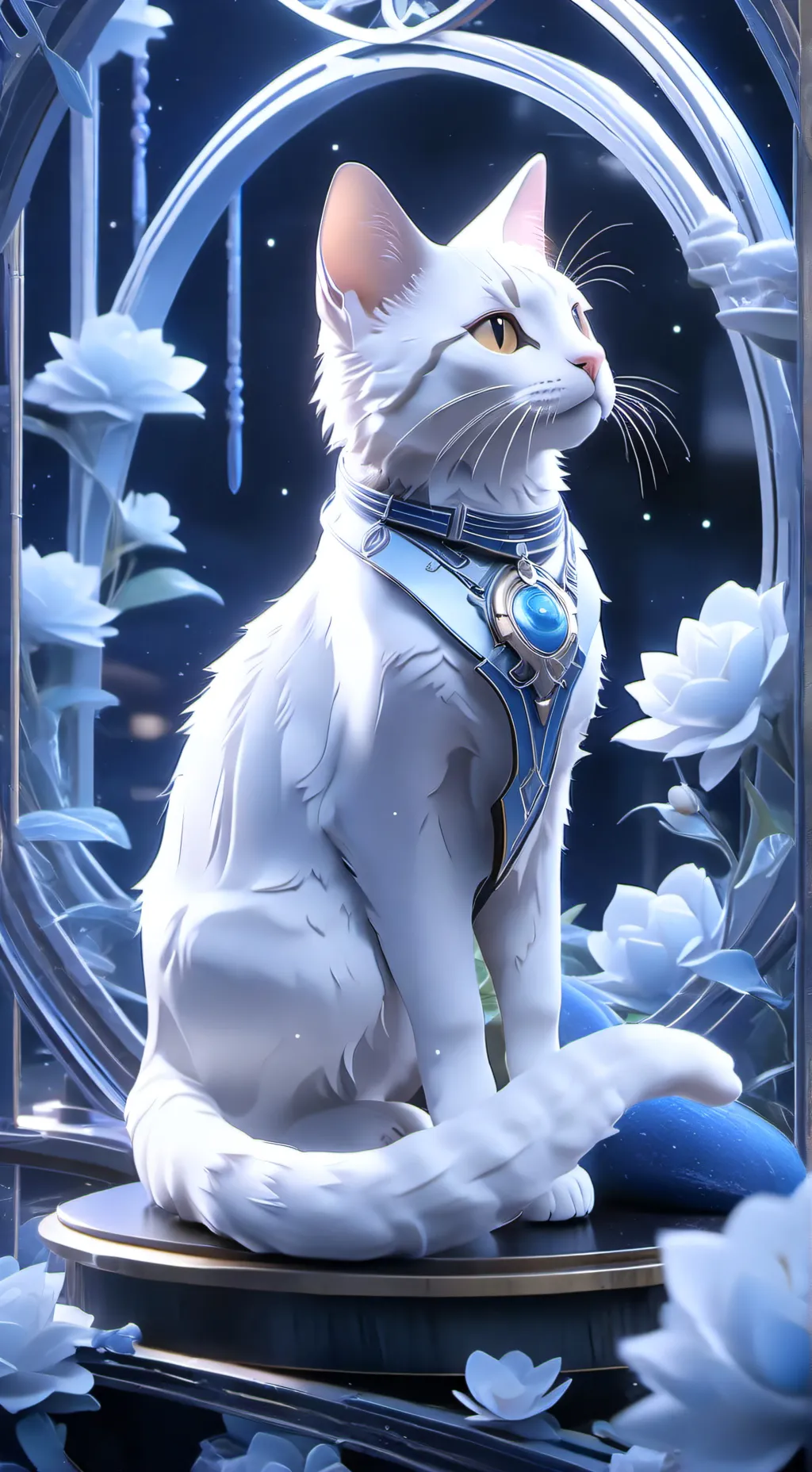 ai character: kitty friend background