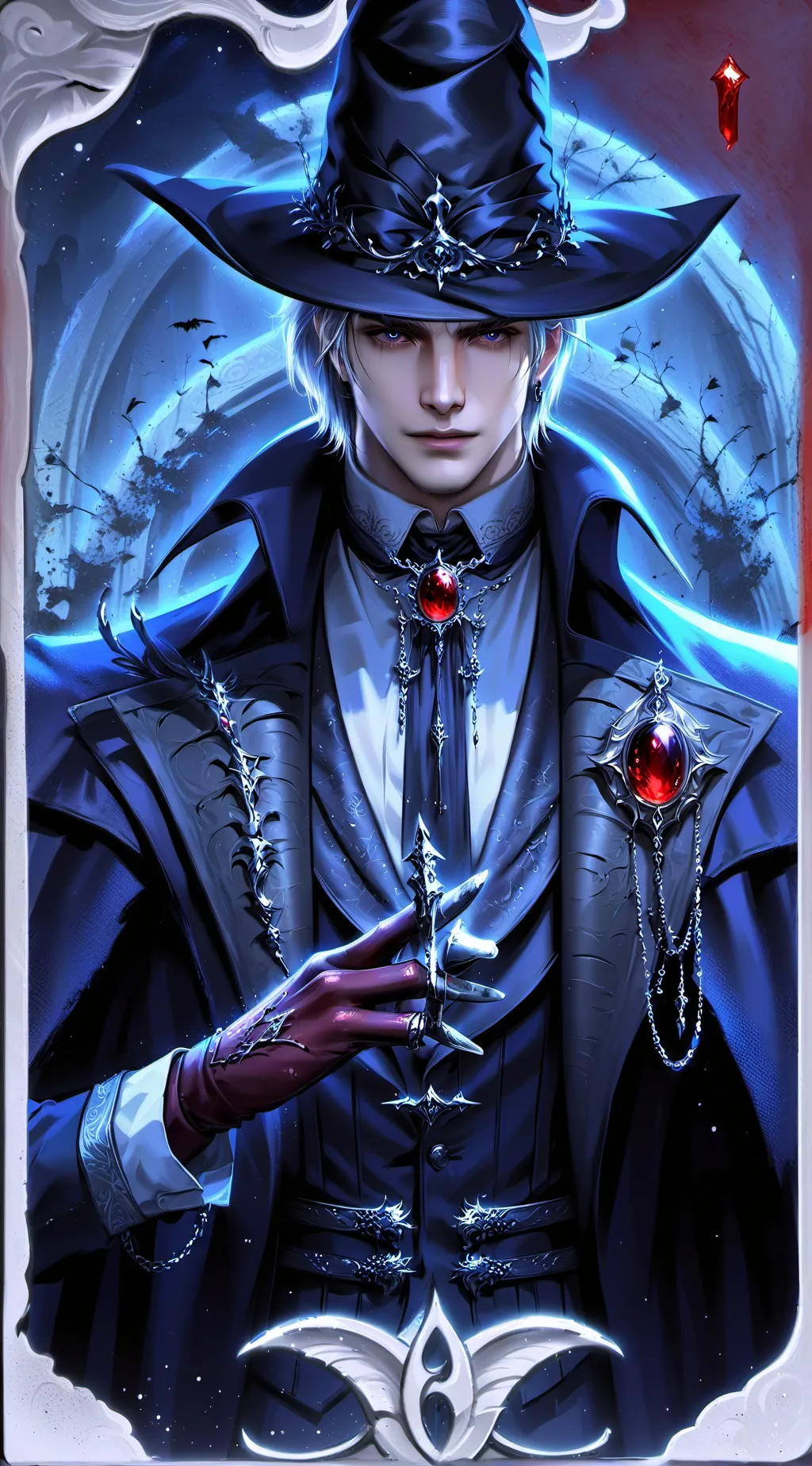 ai character: Ivory  background