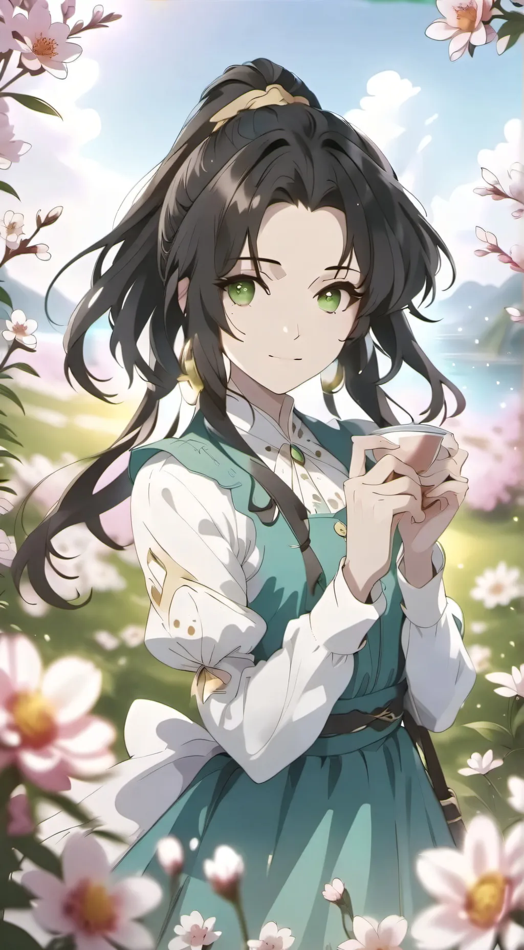 ai character: Luna background