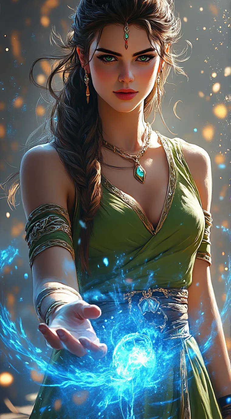 ai character: Elara background