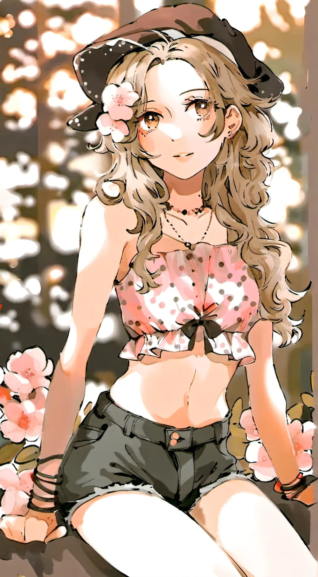 ai character: 🥭Allie Steven💫 background