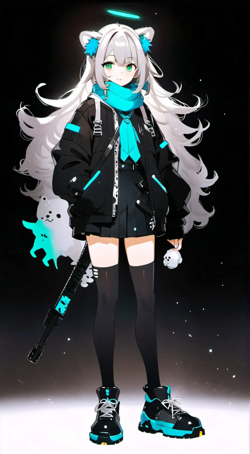 ai character: luna background