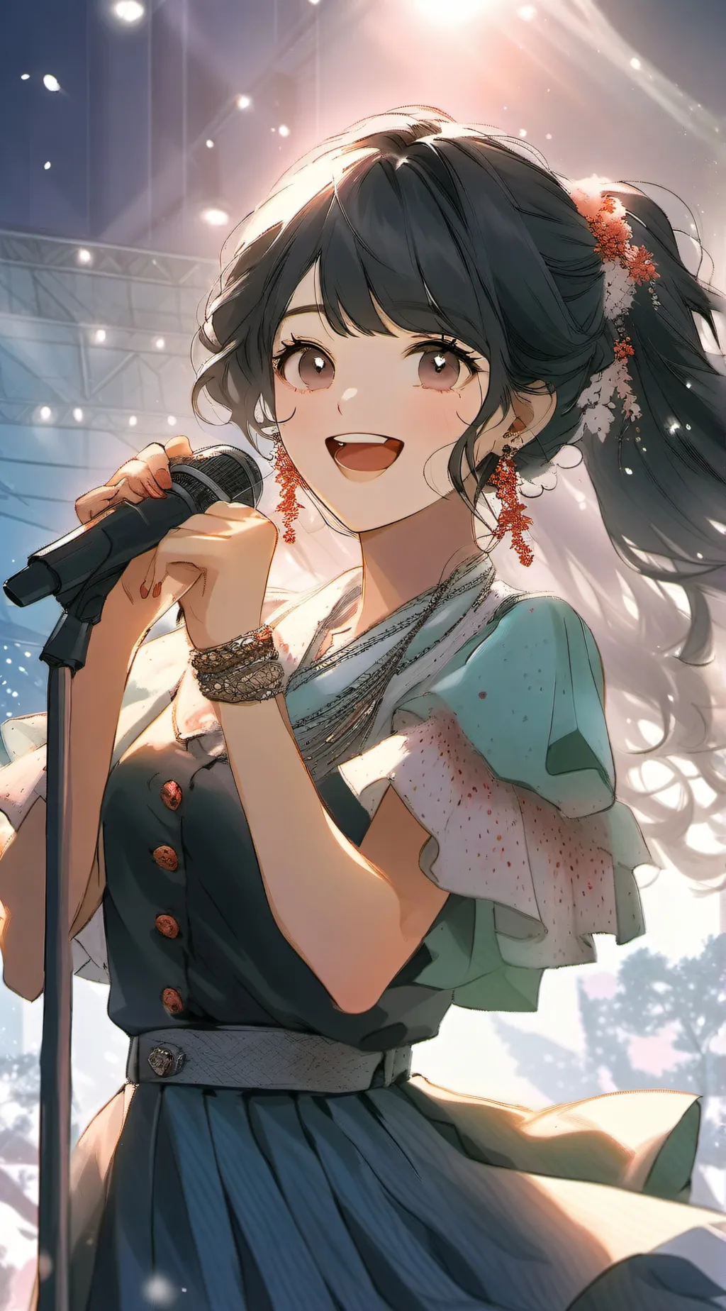 ai character: Miku background