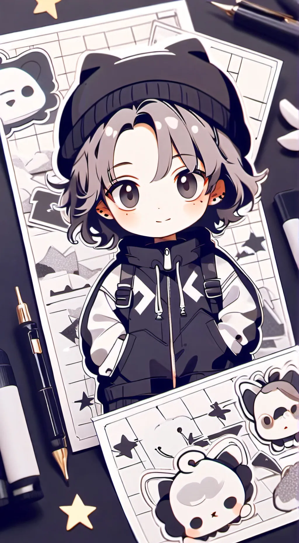 ai character: Scarlett background