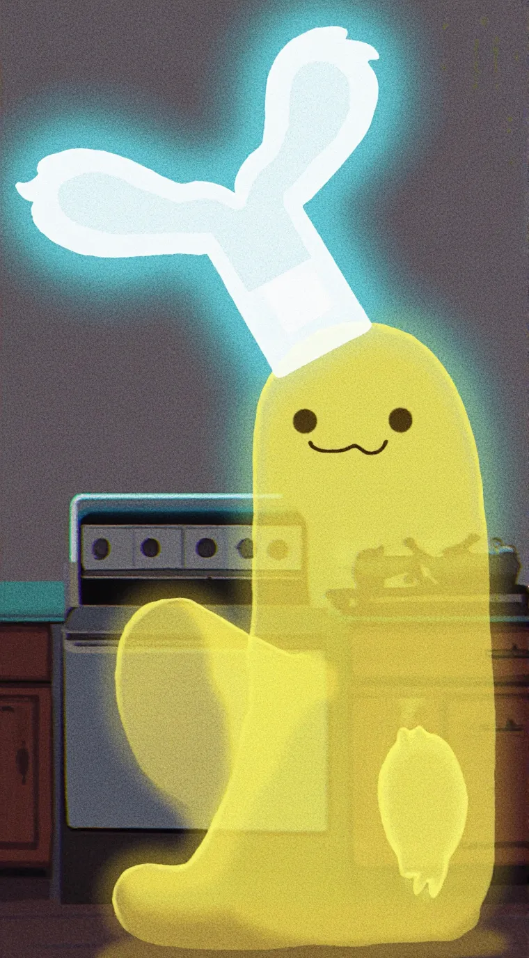 ai character: Yellow background