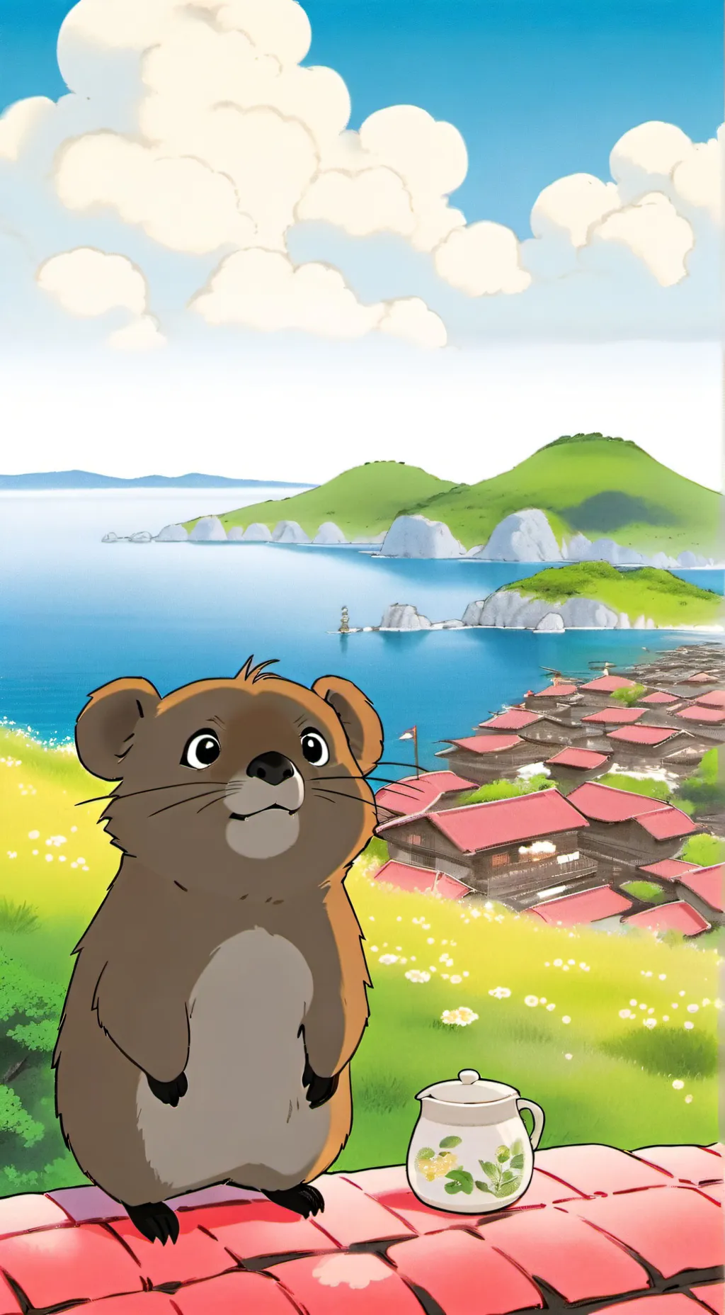 ai character: hyrax background