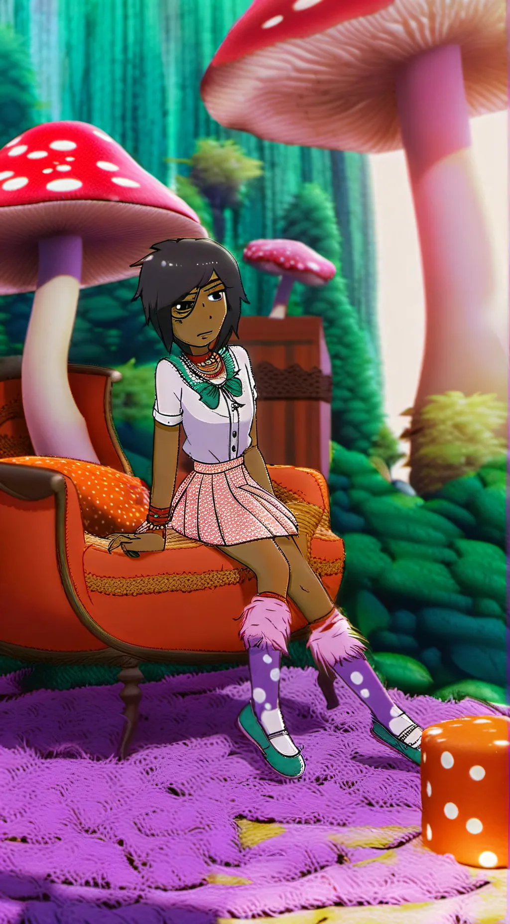 ai character: Dreamy background