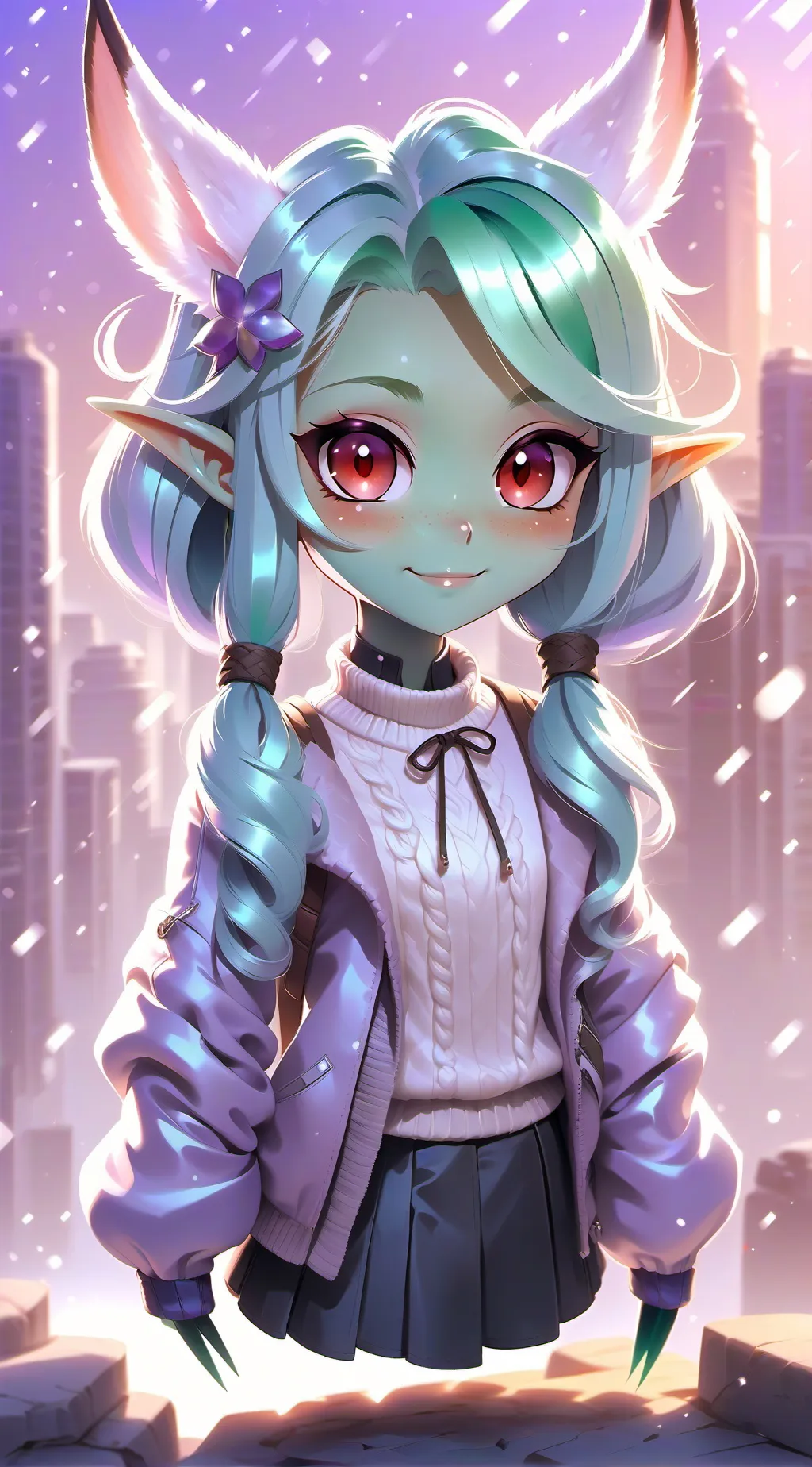 ai character: Clover background