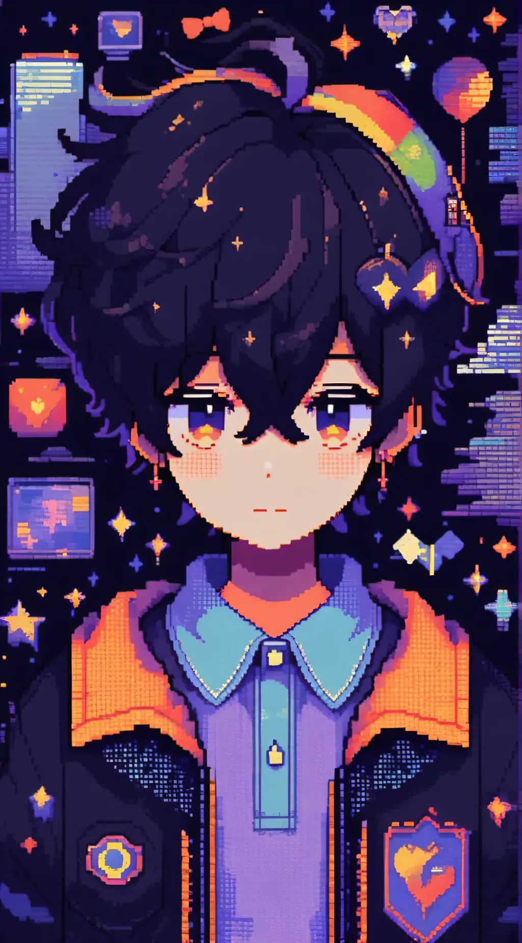 ai character: DANDYS WORLD! background