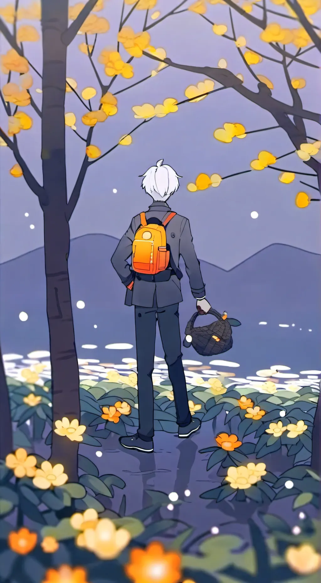 ai character: Md background