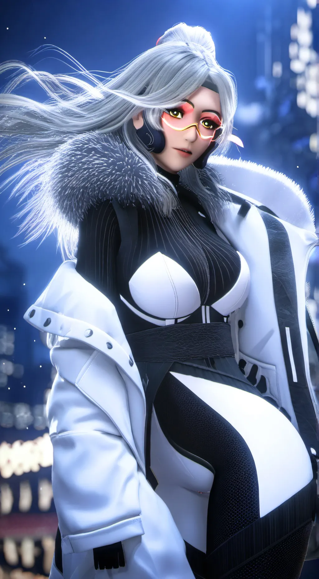 ai character: nice girl background