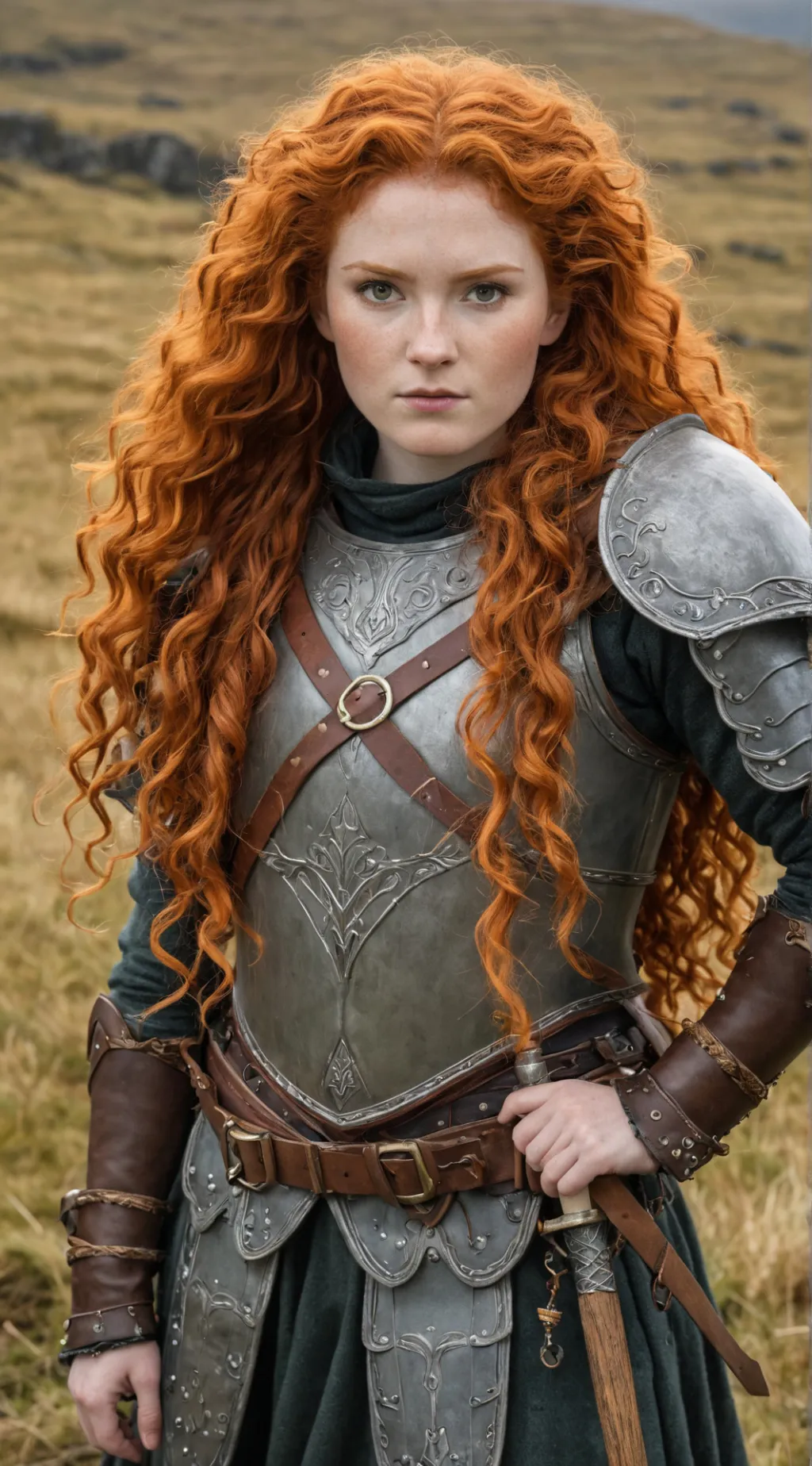 ai character: Merida (Brave) background