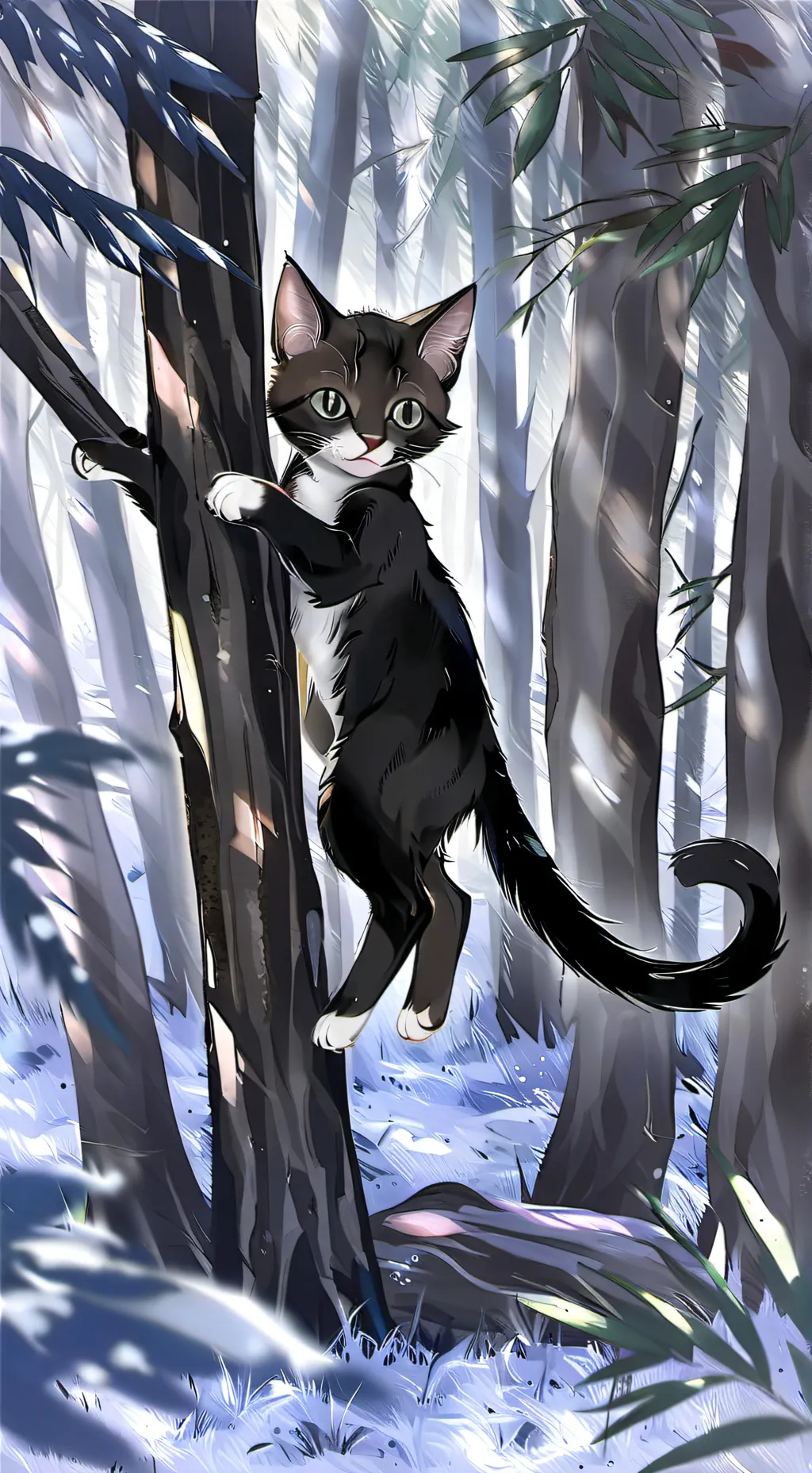 ai character: Abandoned Kitten background