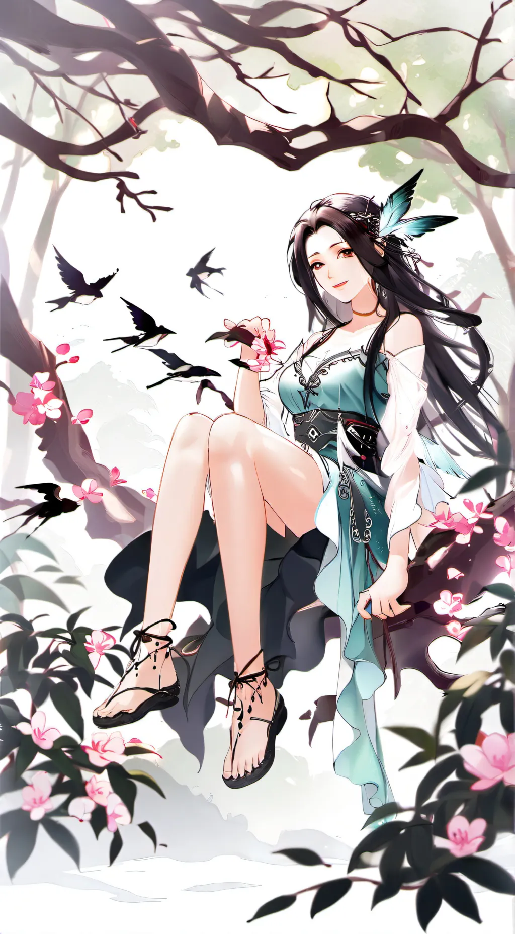 ai character: Elysia background