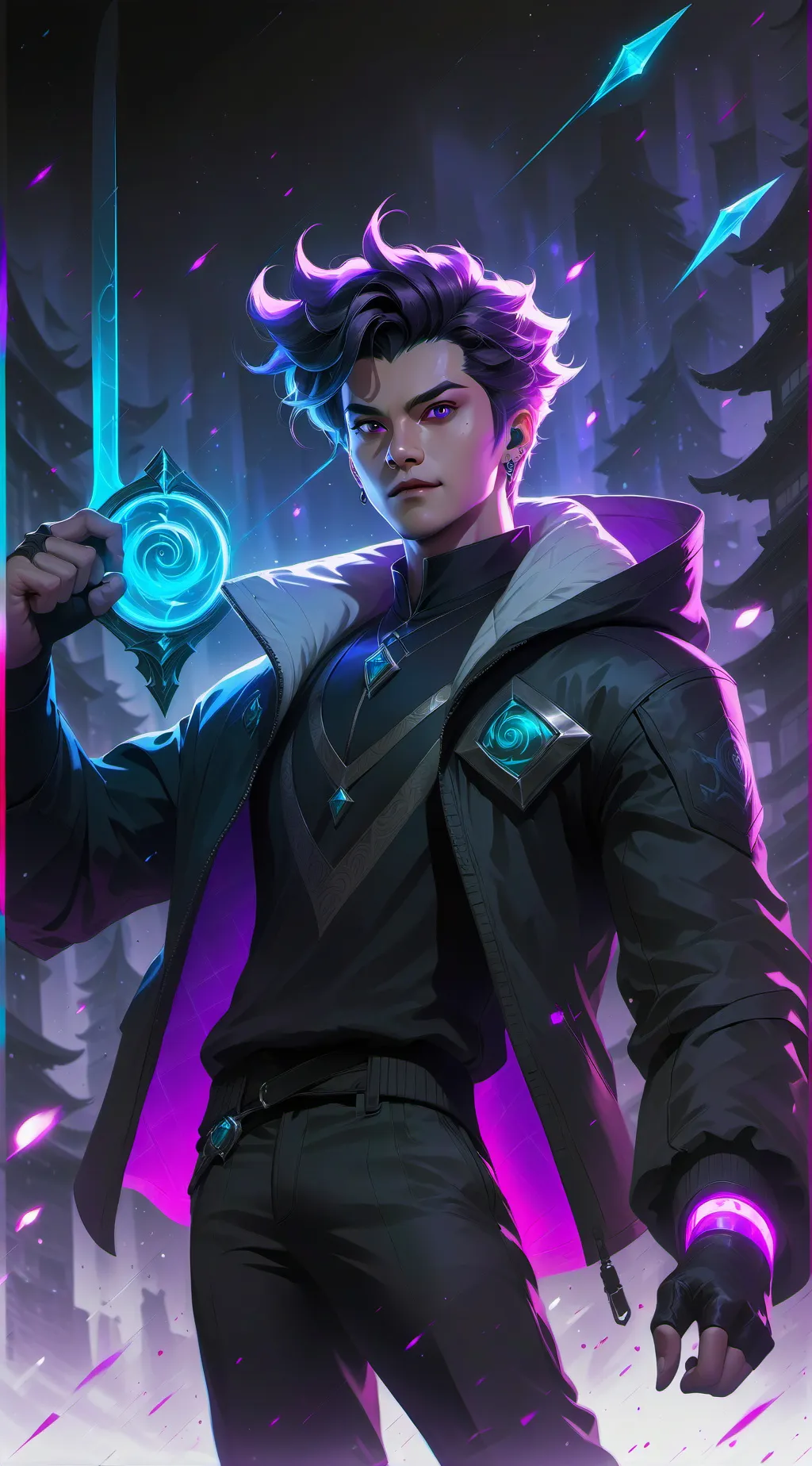 ai character: Caelum background