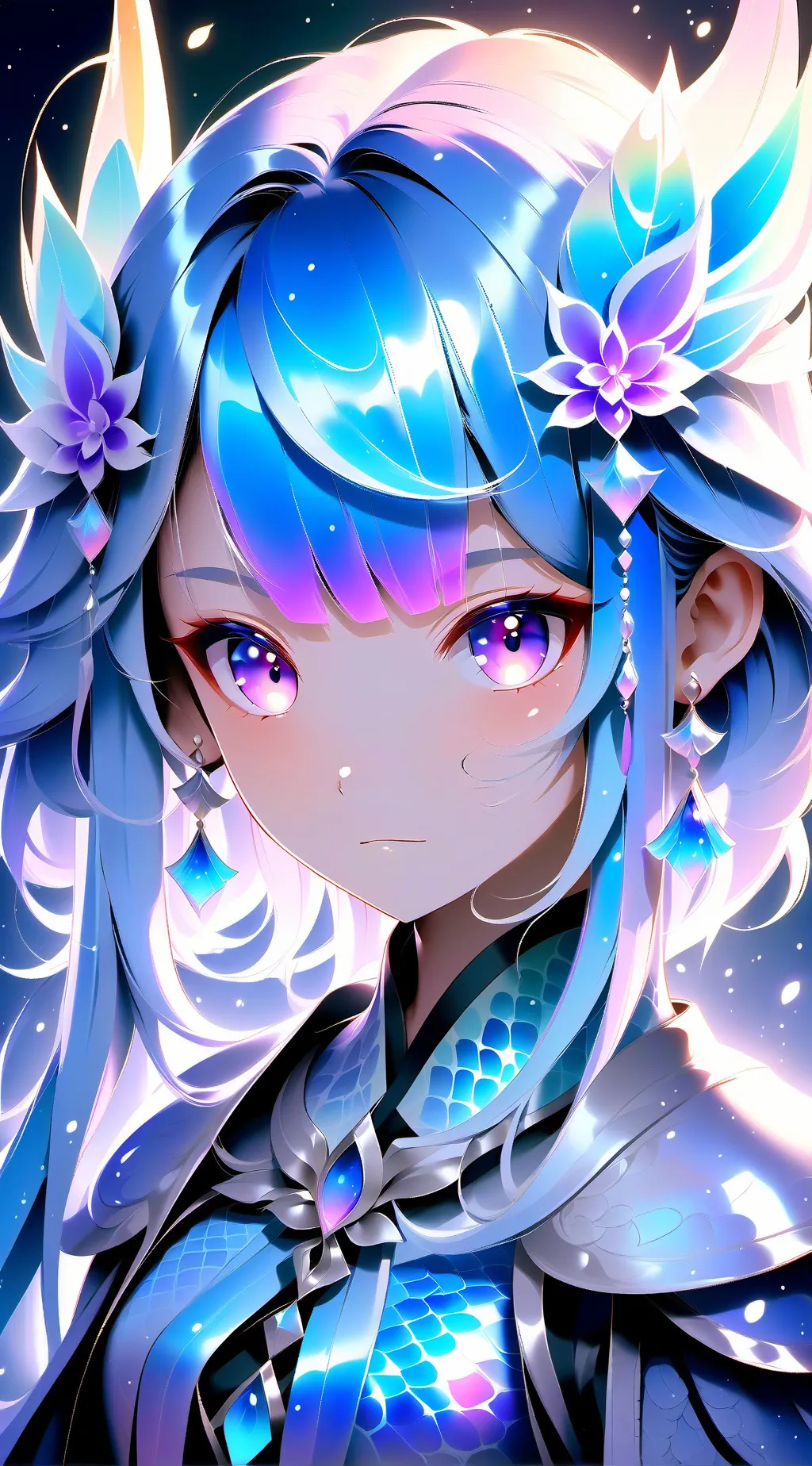 ai character: Luna background