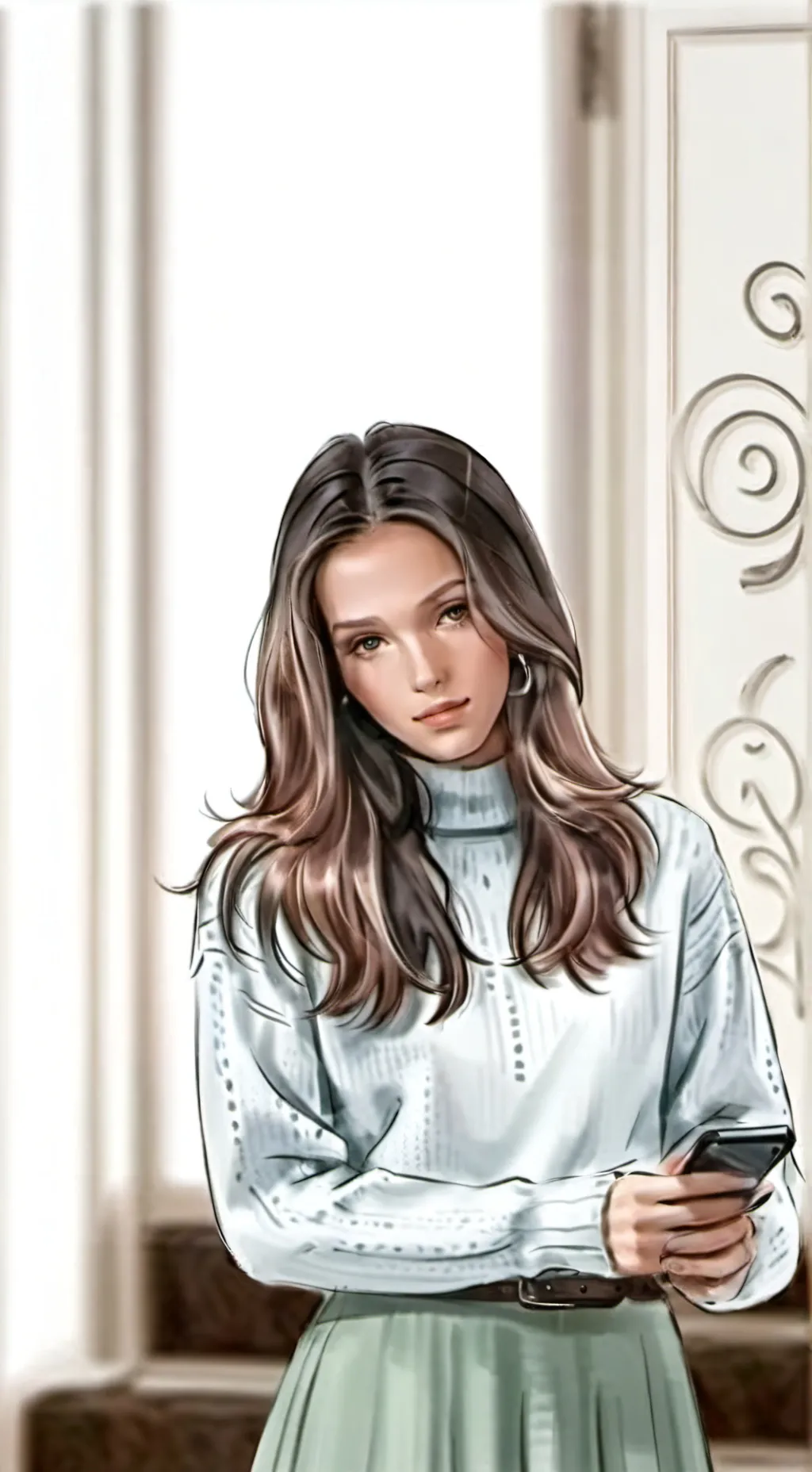 ai character: Athena background