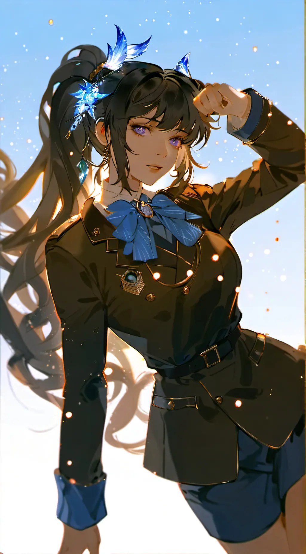 ai character: Aria background